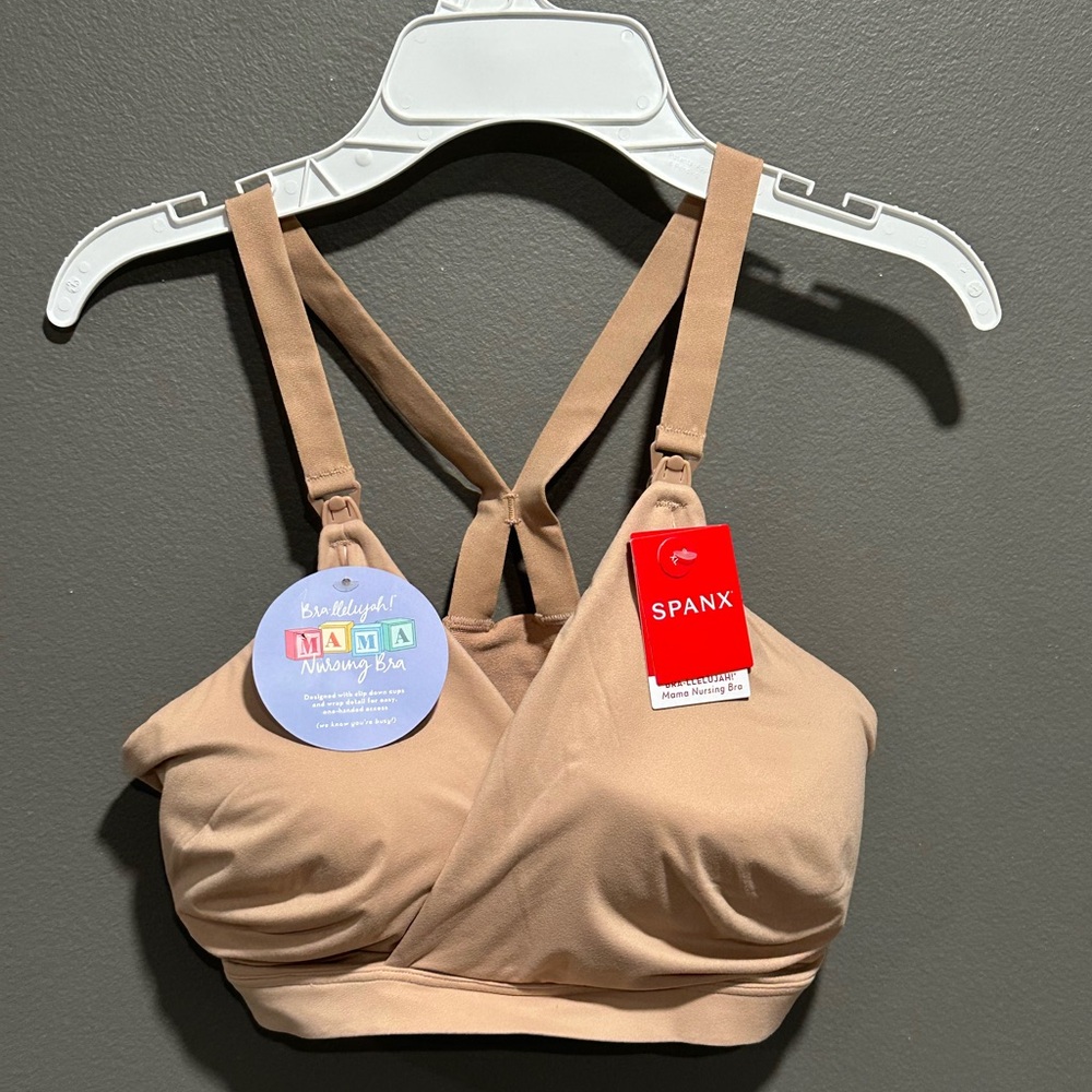 2 NWT SPANX BRA-LLELUJAH Mama Nursing Bra Women’s XL Nude Naked 2.0 BUNDLE